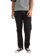 The Rhythm Mens Brushed Jam Trousers in Black