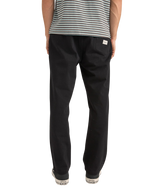 The Rhythm Mens Brushed Jam Trousers in Black