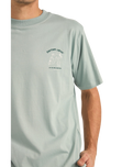 The Rhythm Mens Freedom T-Shirt in Seafoam