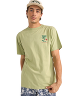 The Rhythm Mens Trees T-Shirt in Pistachio