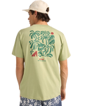 The Rhythm Mens Trees T-Shirt in Pistachio