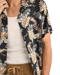Tropical Paisley Shirt in Black
