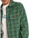 Cord Check Shirt in Green