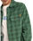 Cord Check Shirt in Green