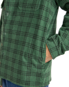 Cord Check Shirt in Green