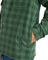 Cord Check Shirt in Green