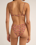 The Rhythm Womens Marie Floral Holiday Bikini Bottoms in Pink