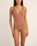The Rhythm Womens Marie Floral Classic One Piece Swimsuit in Pink