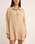 The Rhythm Womens Sun Ray Shirt Dress in Sand