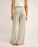 The Rhythm Womens Valley Stripe Wide Leg Trousers in Ivy