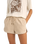 Mazzy Corduroy Walkshorts in Sand