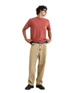 The Rhythm Mens Vintage Pocket T-Shirt in Vintage Clay