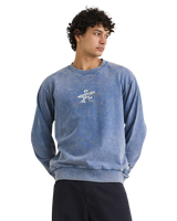 The Rhythm Mens Drifter Salt Wash Sweatshirt in Slate
