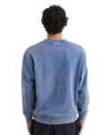 The Rhythm Mens Drifter Salt Wash Sweatshirt in Slate