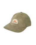 The Rhythm Mens Awake Cord Cap in Olive