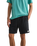 The Rhythm Mens Textured Linen Walkshorts in Black