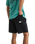 The Rhythm Mens Textured Linen Walkshorts in Black
