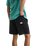 The Rhythm Mens Textured Linen Walkshorts in Black
