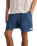 The Rhythm Mens Textured Wale Walkshorts in Washed Indigo