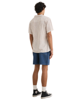 The Rhythm Mens Textured Wale Walkshorts in Washed Indigo