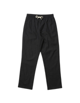 The Rhythm Mens Linen Jam Trousers in Black