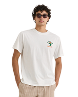 The Rhythm Mens Cantina T-Shirt in Vintage White