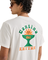 The Rhythm Mens Cantina T-Shirt in Vintage White