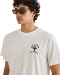 The Rhythm Mens Cantina T-Shirt in Vintage White