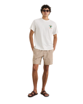 The Rhythm Mens Cantina T-Shirt in Vintage White
