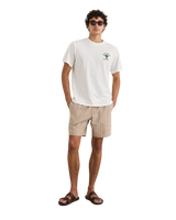 The Rhythm Mens Cantina T-Shirt in Vintage White