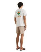 The Rhythm Mens Cantina T-Shirt in Vintage White
