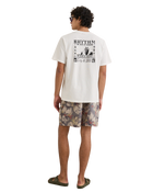 The Rhythm Mens Cactus Vintage T-Shirt in Vintage White