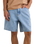 The Rhythm Mens Toby Denim Walkshorts in Stone Wash