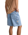 The Rhythm Mens Toby Denim Walkshorts in Stone Wash