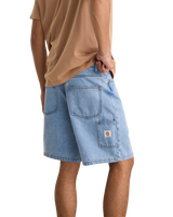 The Rhythm Mens Toby Denim Walkshorts in Stone Wash