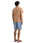 The Rhythm Mens Toby Denim Walkshorts in Stone Wash