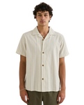 The Rhythm Mens Vacation Shirt in Natural