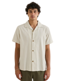The Rhythm Mens Vacation Shirt in Natural