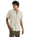 The Rhythm Mens Vacation Shirt in Natural