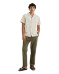 The Rhythm Mens Vacation Shirt in Natural