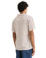 The Rhythm Mens Mosaic Shirt in Tobacco