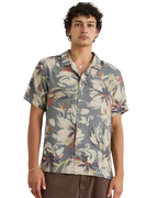The Rhythm Mens Tropical Camo Shirt in Camo