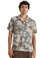 The Rhythm Mens Tropical Camo Shirt in Camo