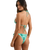 Fern Tie Side Hi Cut Bikini Bottoms in Green