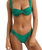 Pacific Rib Soft Side Holiday Bikini Bottoms in Green