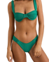 Pacific Rib Soft Side Holiday Bikini Bottoms in Green