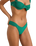 Pacific Rib Soft Side Holiday Bikini Bottoms in Green