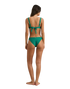 Pacific Rib Soft Side Holiday Bikini Bottoms in Green