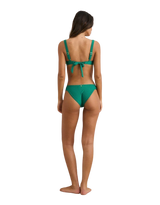 Pacific Rib Soft Side Holiday Bikini Bottoms in Green