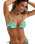 Fern Slide Tri Bikini Top in Green